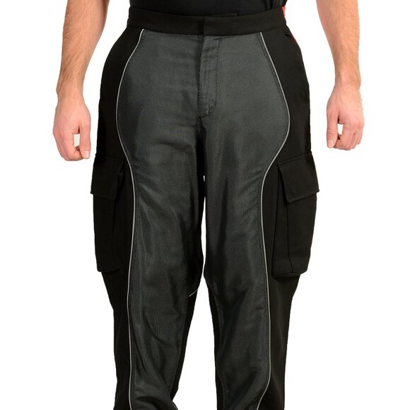 Scuderia Ferrari Men's Cargo Carbon Fiber Mix Fabric Pants US XL IT 54